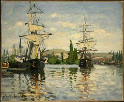 ships at sea. The Museum at Le Havre (1873)