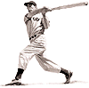 Joe DiMaggio, New York Yankees, baseball, hitting